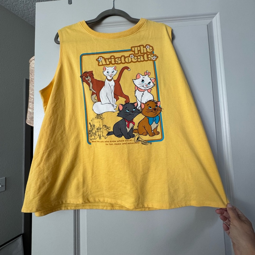 Disney Aristocats Knit Top with Blue Logo